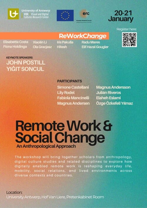 Workshop 'Remote Work and Social Change'